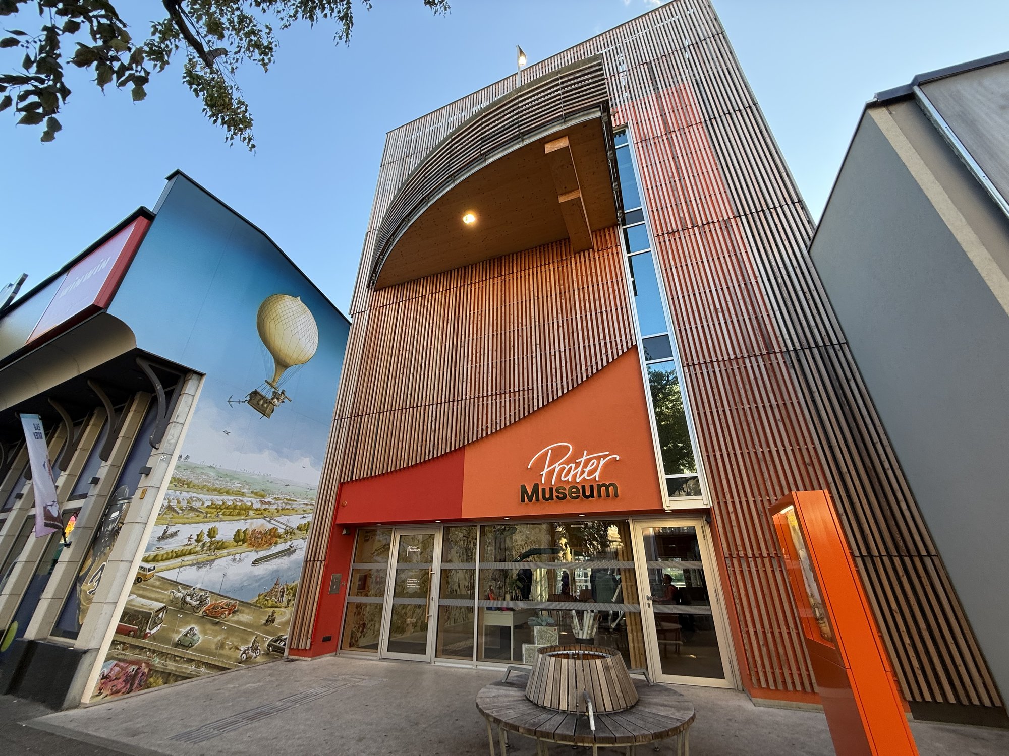 Außenansicht des Pratermuseum.